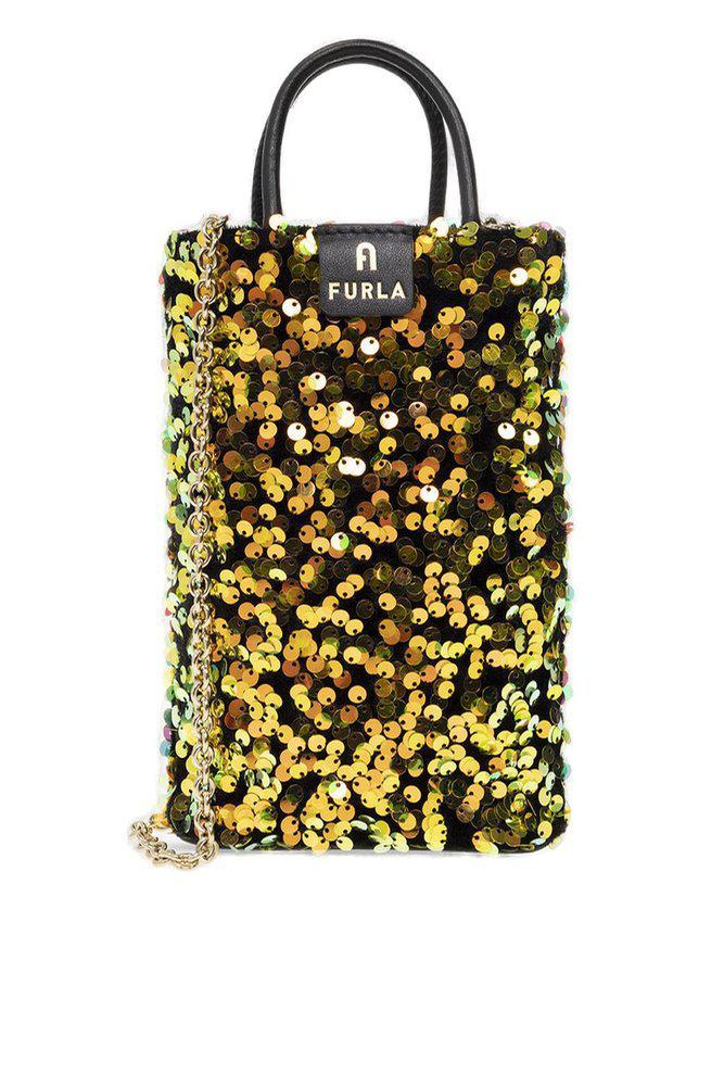 商品Furla|Furla Sequin-Embellished Mini Tote Bag,价格¥1265,第1张图片