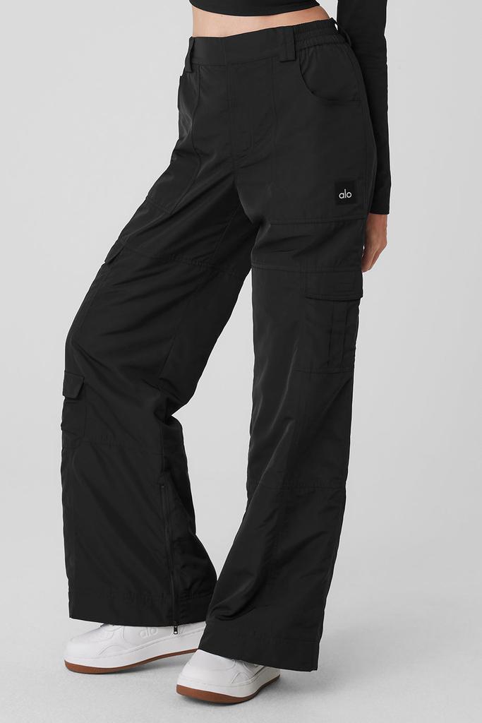スキー Alo High-Waist Ski-Moto Puffer Pants High-Waist Ski-Moto Puffer Pant - Black | Alo Yoga