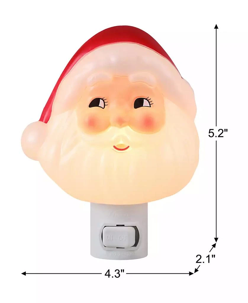 商品Mr. Christmas|5" Shatterproof Santa Night Light,价格¥157,第3张图片详细描述