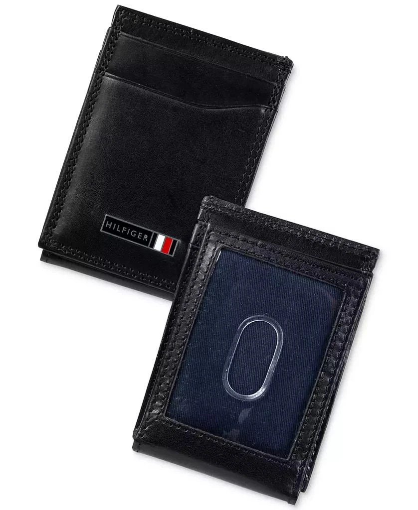 商品Tommy Hilfiger|Men's York Magnetic Leather Wallet,价格¥378,第4张图片详细描述