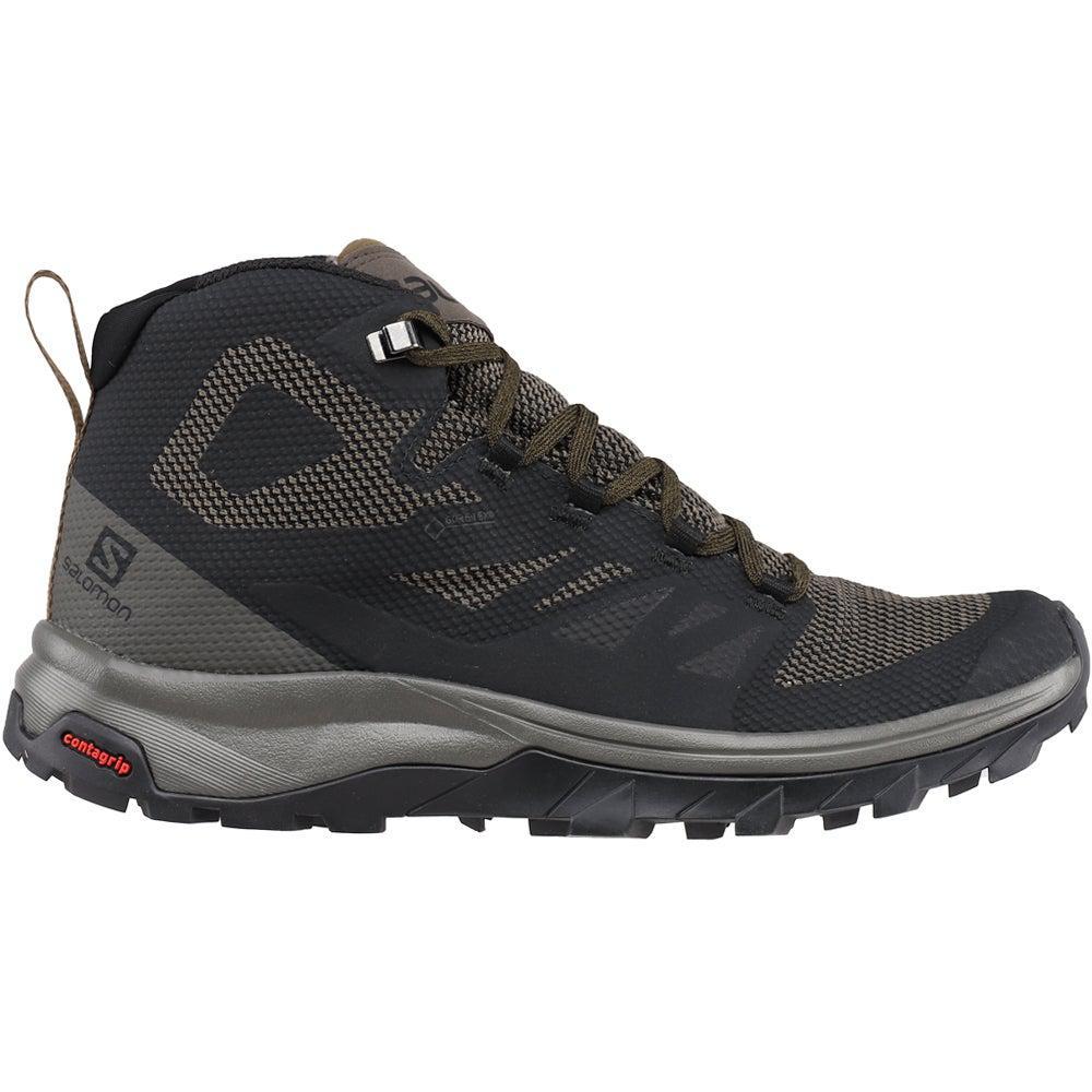 商品Salomon|Outline Mid GTX Trail Running Shoes,价格¥953,第3张图片详细描述