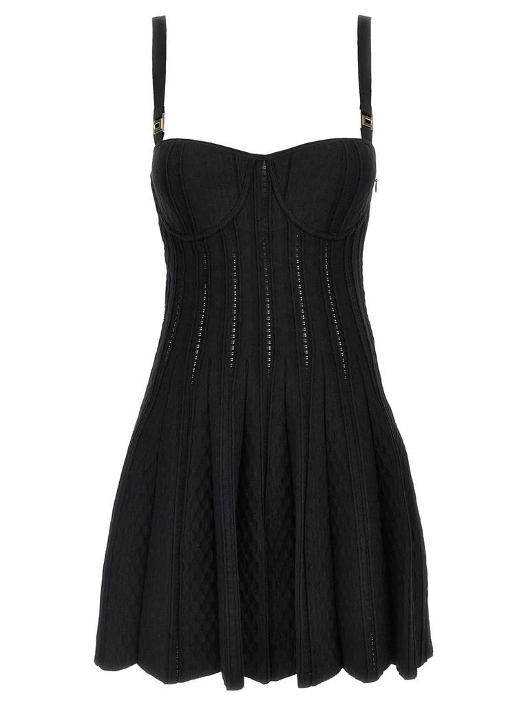 商品ELISABETTA FRANCHI|Knitted Dress Dresses Black,价格¥2119,第1张图片