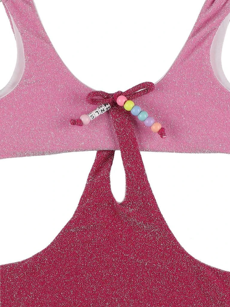 商品MONNALISA|Lurex One Piece Swimsuit,价格¥829,第1张图片详细描述