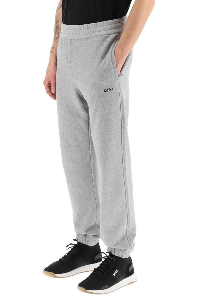 商品Zegna|JOGGER PANTS WITH RUBBERIZED LOGO DETAIL,价格¥999,第5张图片详细描述