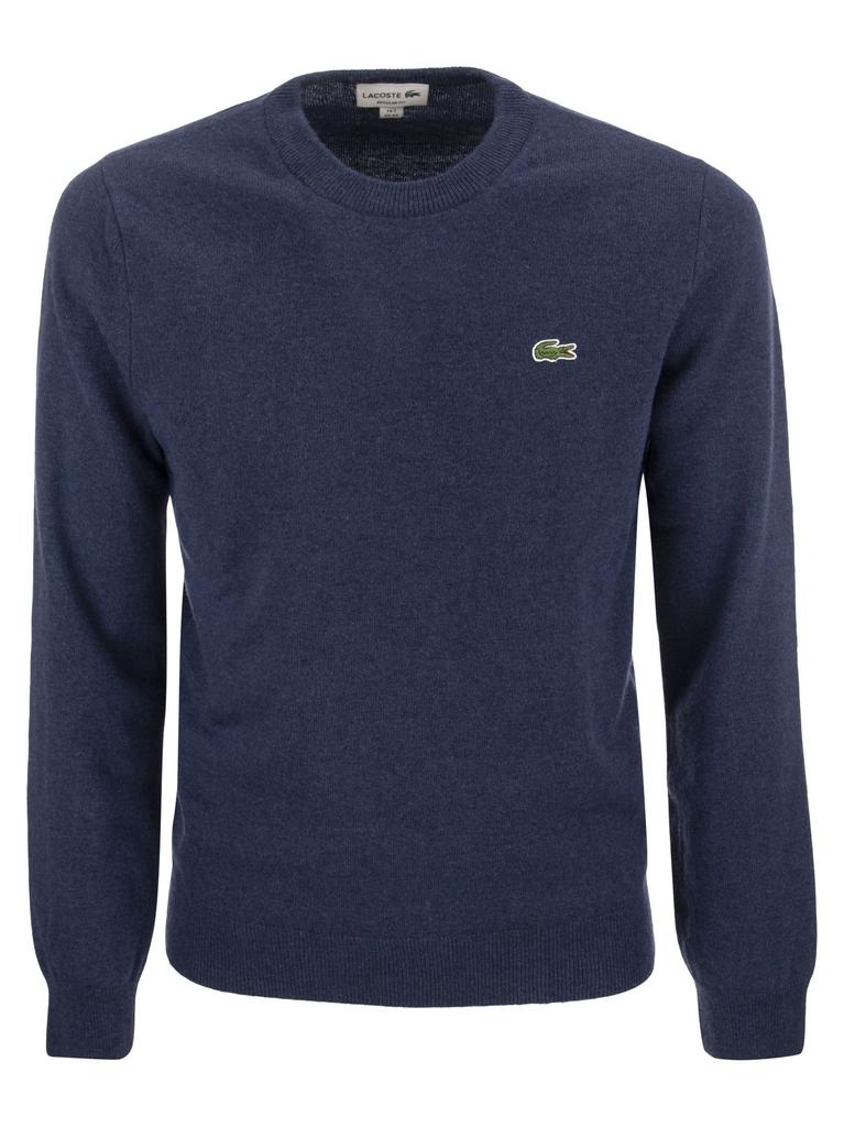 Lacoste Crew-neck Pullover In Wool Blend商品第1张图片规格展示