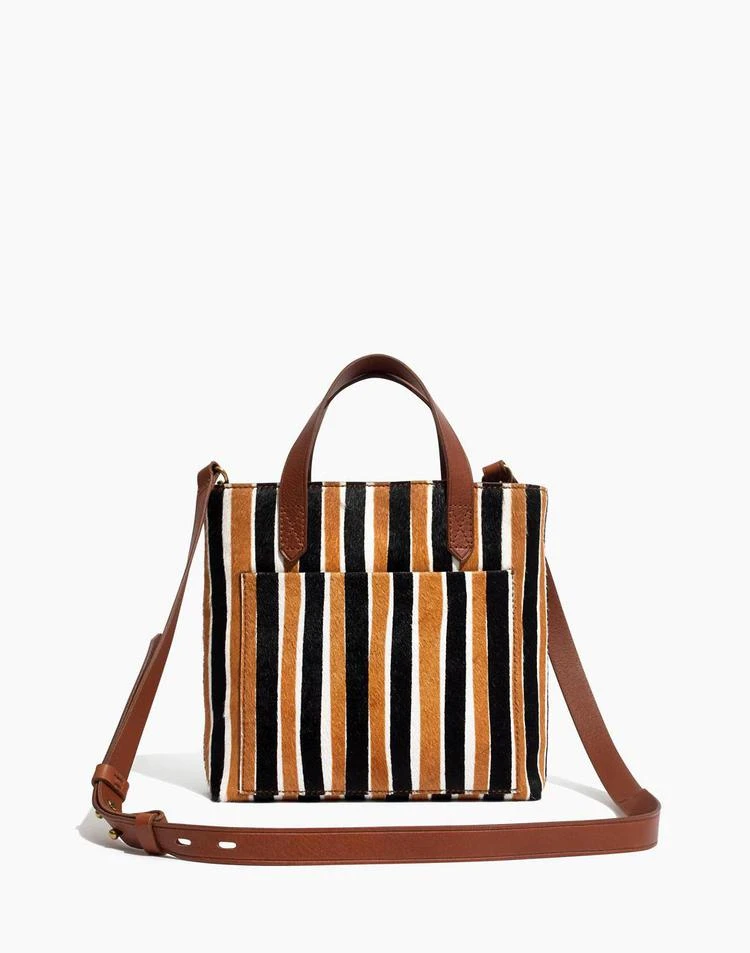 商品Madewell|The Small Transport Crossbody in Striped Calf Hair,价格¥789,第1张图片