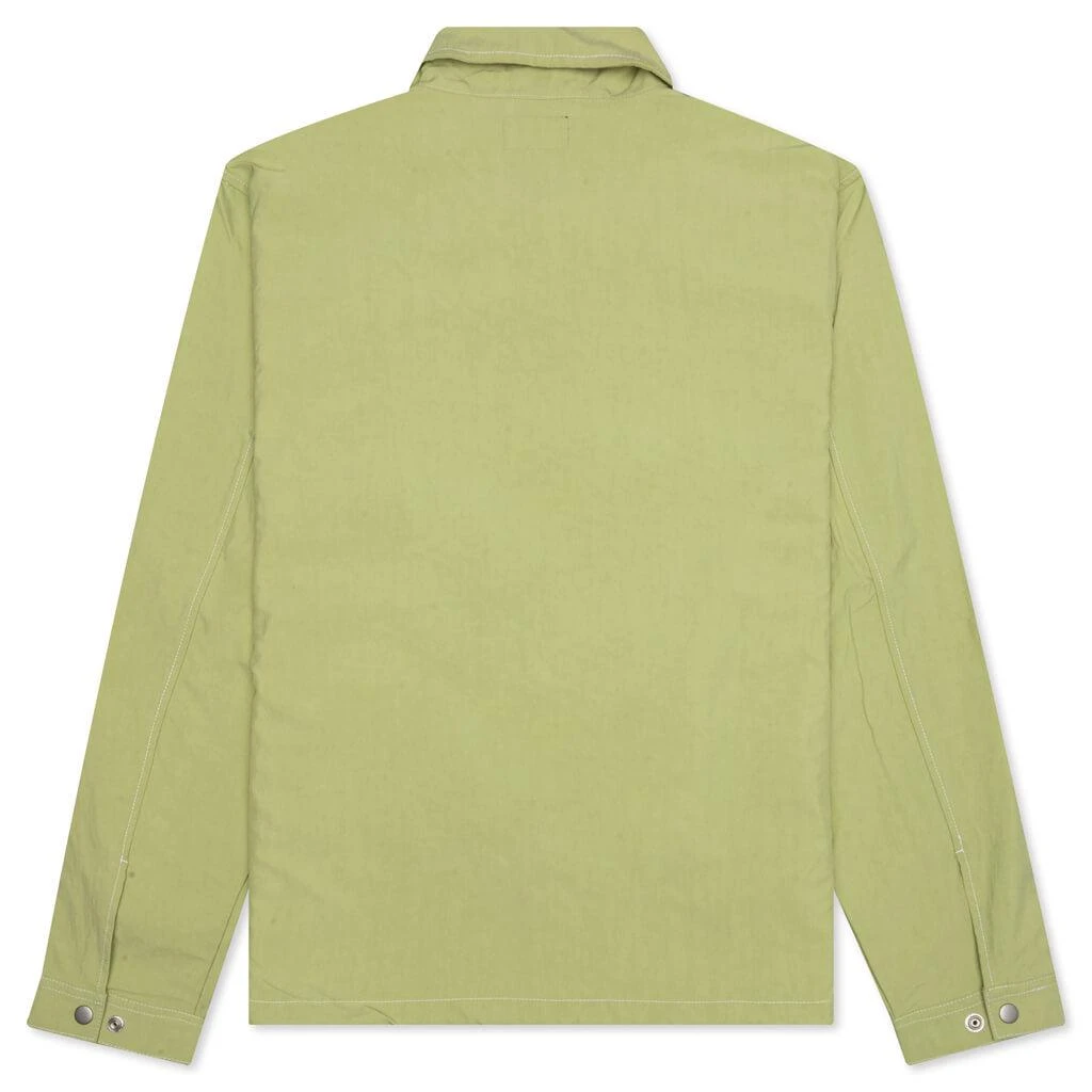 商品STUSSY|Stussy Nylon Folsom Jacket - Faded Lime,价格¥572,第2张图片详细描述