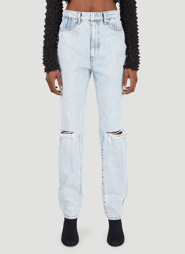 商品Alexander Wang|Stacked Corset Jeans in Blue,价格¥3654,第1张图片