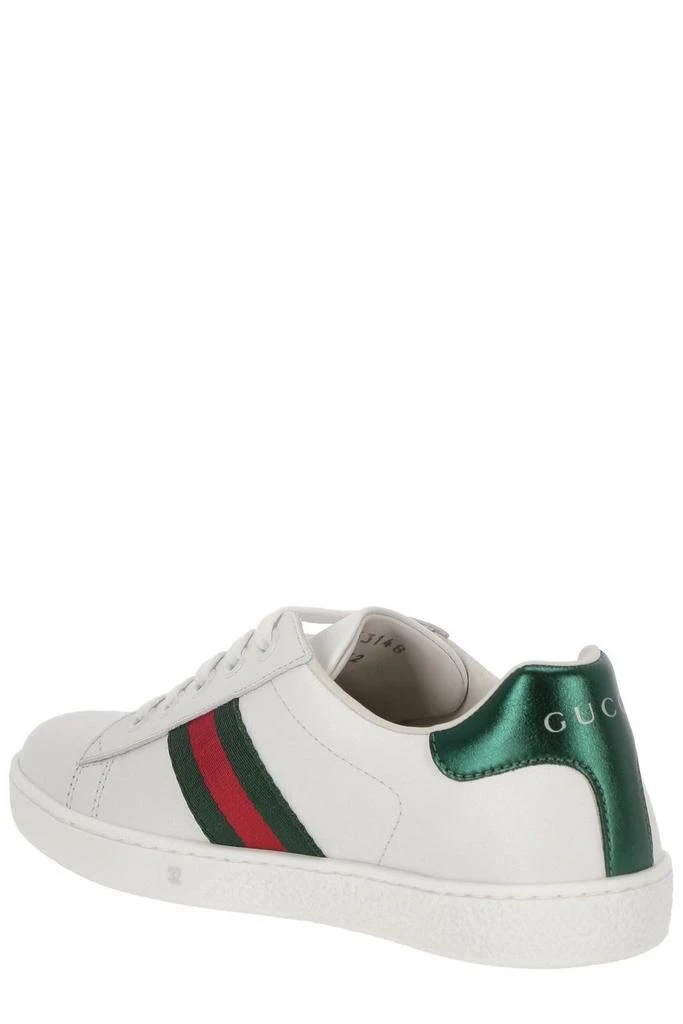 商品Gucci|Gucci Kids Ace Lace-Up Sneakers,价格¥1733,第3张图片详细描述