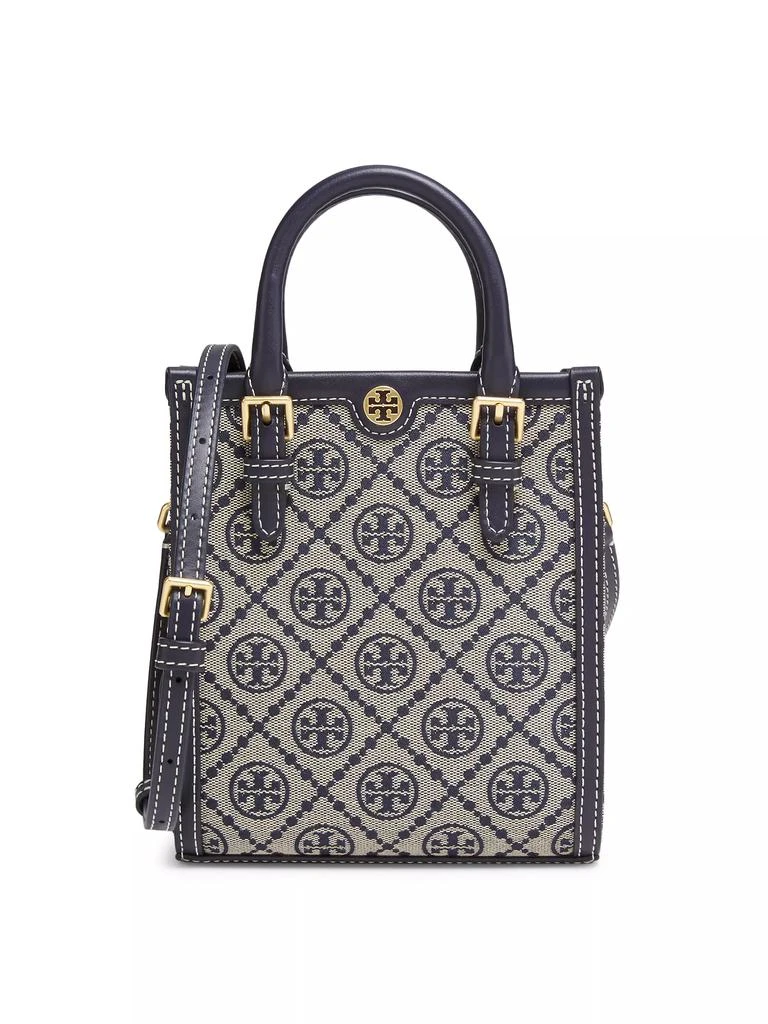 商品Tory Burch|Mini T Monogram Jacquard Tote,价格¥2240,第1张图片