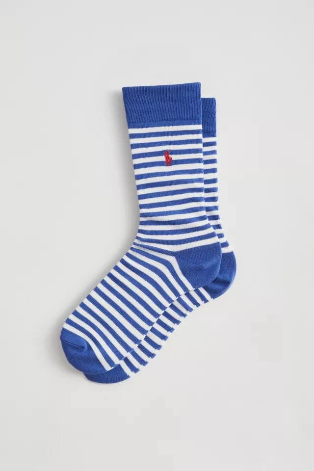 商品Ralph Lauren|Polo Ralph Lauren Striped Crew Sock 2-Pack,价格¥165,第2张图片详细描述