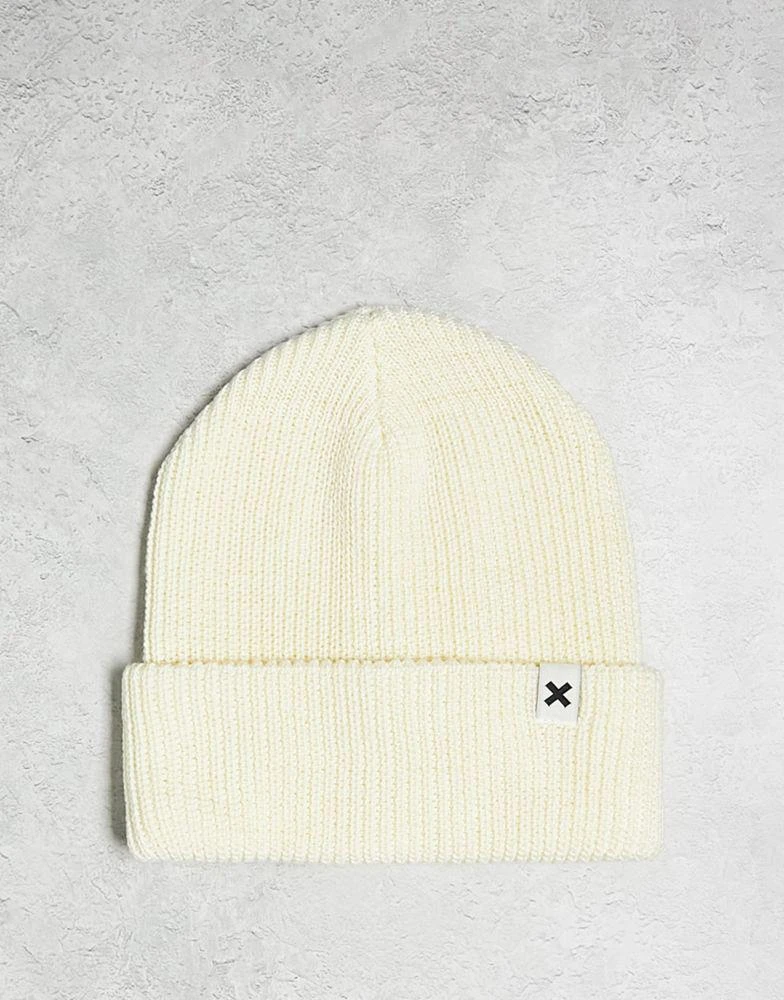 商品COLLUSION|COLLUSION Unisex beanie in ecru,价格¥56,第1张图片