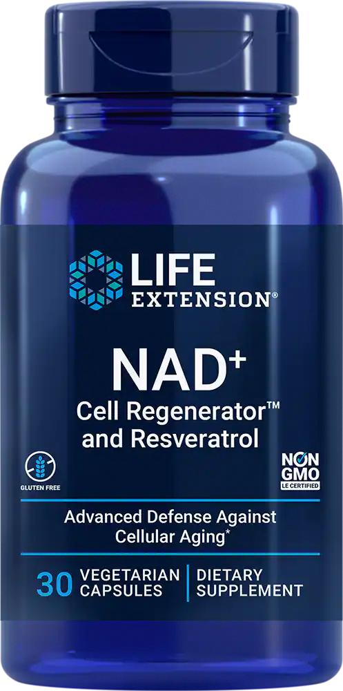 Life Extension | Life Extension NAD+ Cell Regenerator™ and Resveratrol - 300 mg (30 Vegetarian Capsules) 266.06元 商品图片