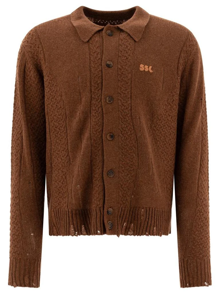 商品Stockholm Surfboard Club|Stockholm Surfboard Club "Broke" Cardigan,价格¥1790,第1张图片