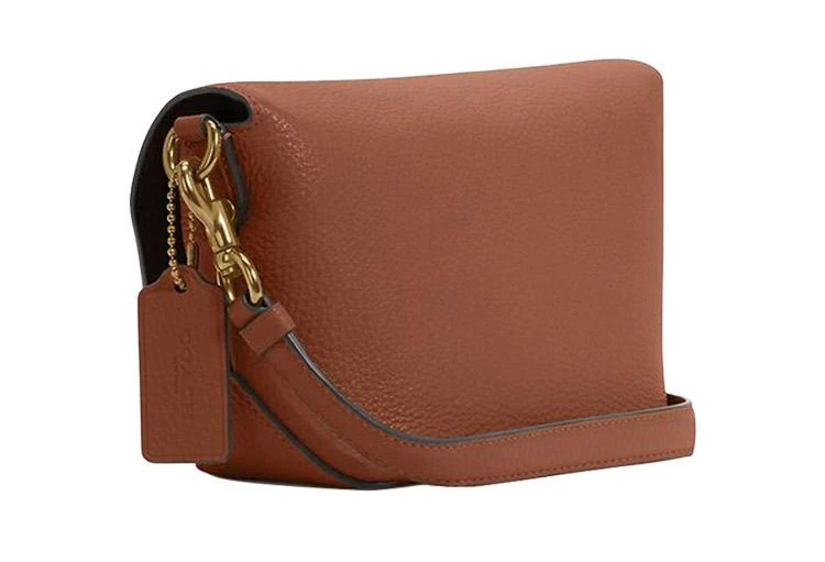 商品Coach|香港直邮COACH蔻驰女士Karlee棕色邮差包单肩斜挎包C2815IMR1W,价格¥2367,第4张图片详细描述