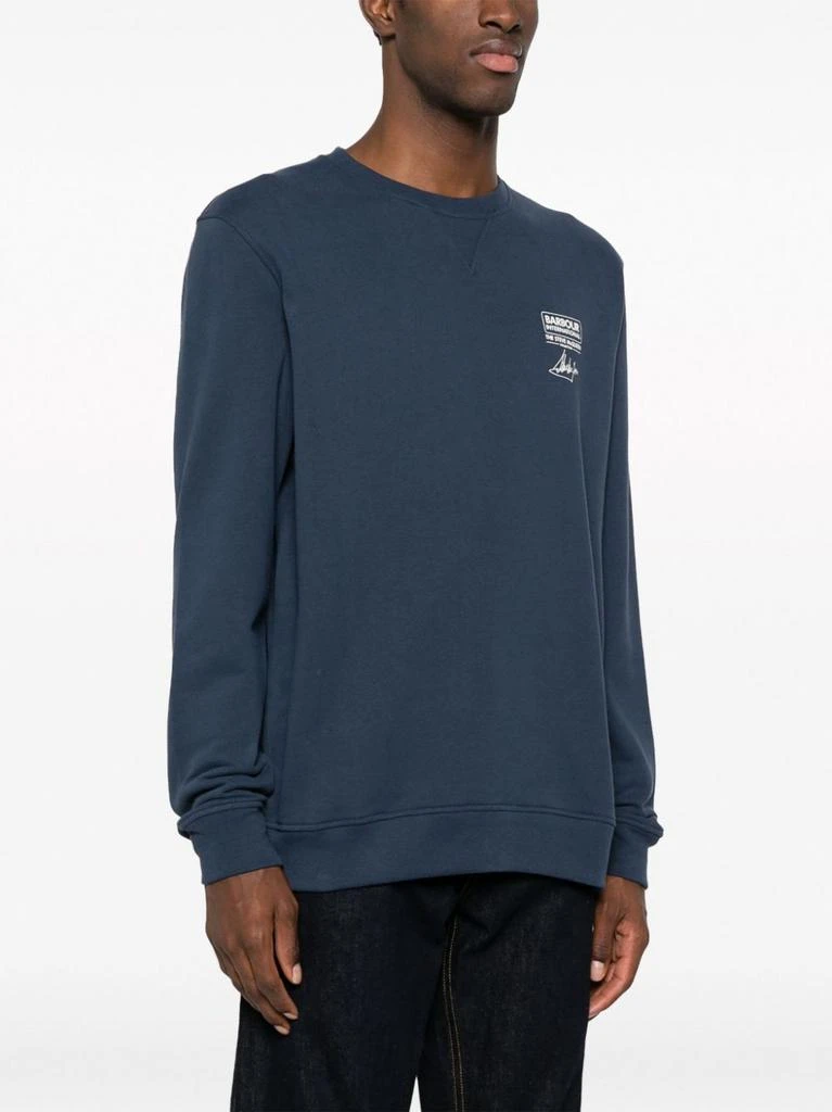 商品Barbour|WATCH LOGO COTTON SWEATSHIRT,价格¥1060,第4张图片详细描述