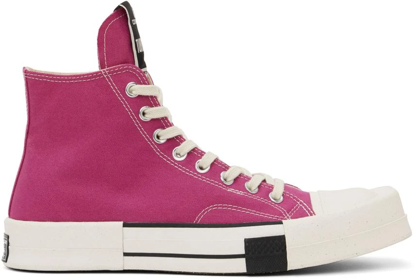商品Rick Owens|Pink Converse Edition TURBODRK Chuck 70 Sneakers,价格¥1488,第1张图片
