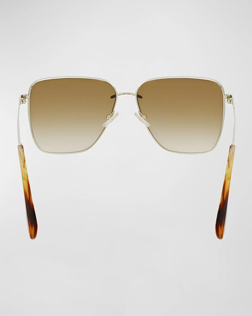 商品Victoria Beckham|Groove Square Metal Sungalsses,价格¥2846,第5张图片详细描述
