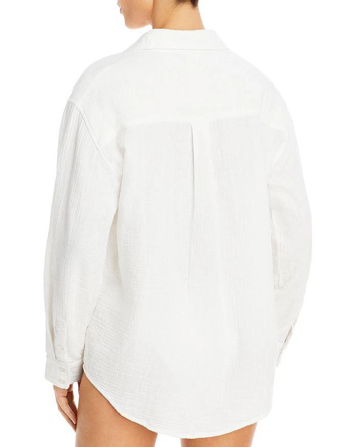 商品Echo Design|Gauze Boyfriend Shirt Swim Cover-Up,价格¥594,第2张图片详细描述