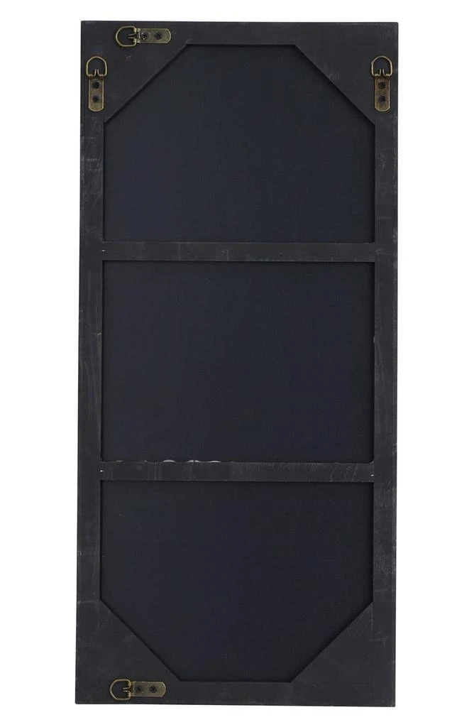 商品VIVIAN LUNE HOME|Black Wood Rectangle Shaped Wall Mirror with Thin Minimalist Frame,价格¥709,第2张图片详细描述