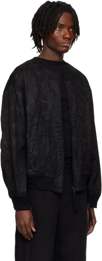 商品Professor.E|Black Object-Faded Bomber Jacket,价格¥2300,第2张图片详细描述
