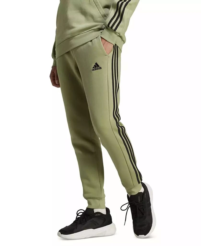 商品Adidas|Men's Essentials 3-Stripes Regular-Fit Fleece Joggers,价格¥111,第1张图片