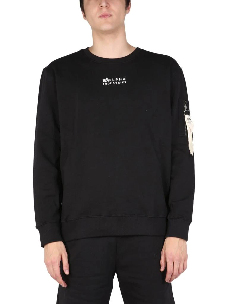 商品Alpha Industries|Alpha Industries Sweatshirt With Logo Print,价格¥643,第1张图片