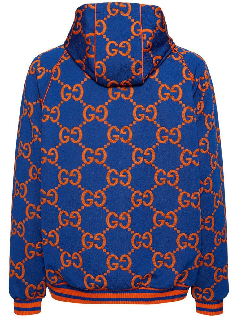 商品Gucci|Gg Technical Jacquard Hooded Sweatshirt,价格¥16833,第4张图片详细描述