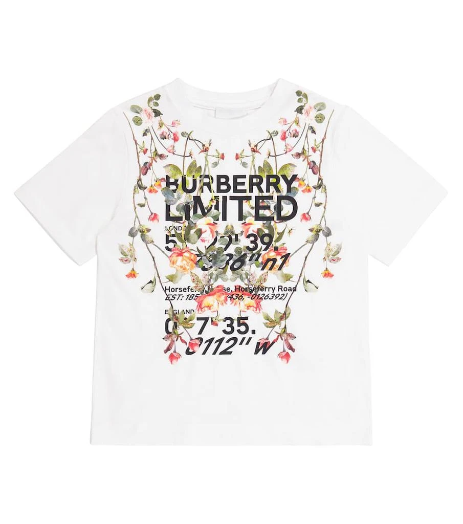 商品Burberry|印花棉质针织T恤,价格¥2020,第1张图片