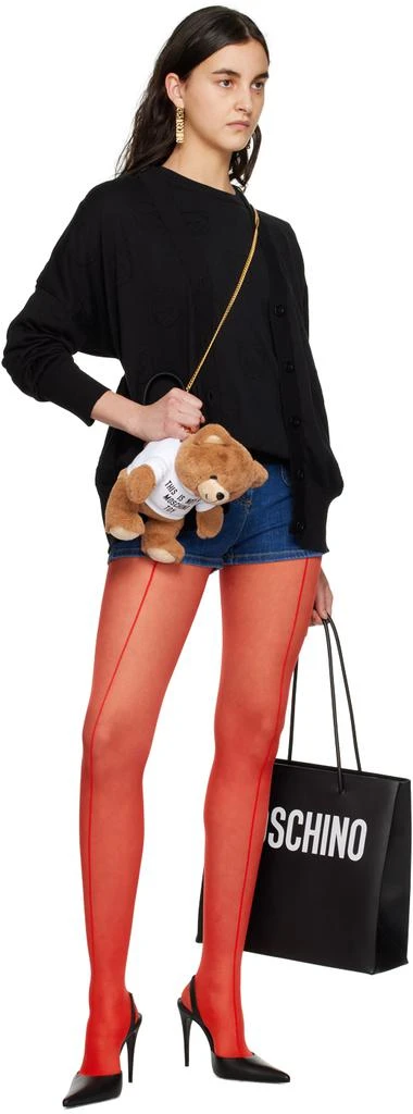 商品Moschino|Black Teddy Bear Sweatshirt,价格¥2022,第4张图片详细描述