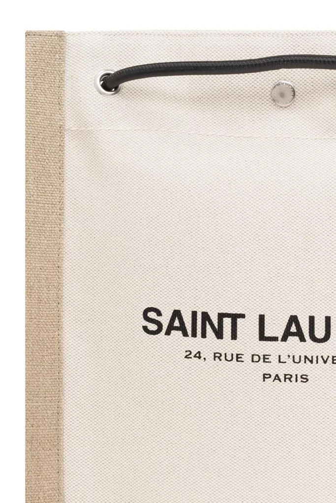 商品Yves Saint Laurent|Saint Laurent Universite Logo Printed Tote Bag,价格¥2207,第5张图片详细描述