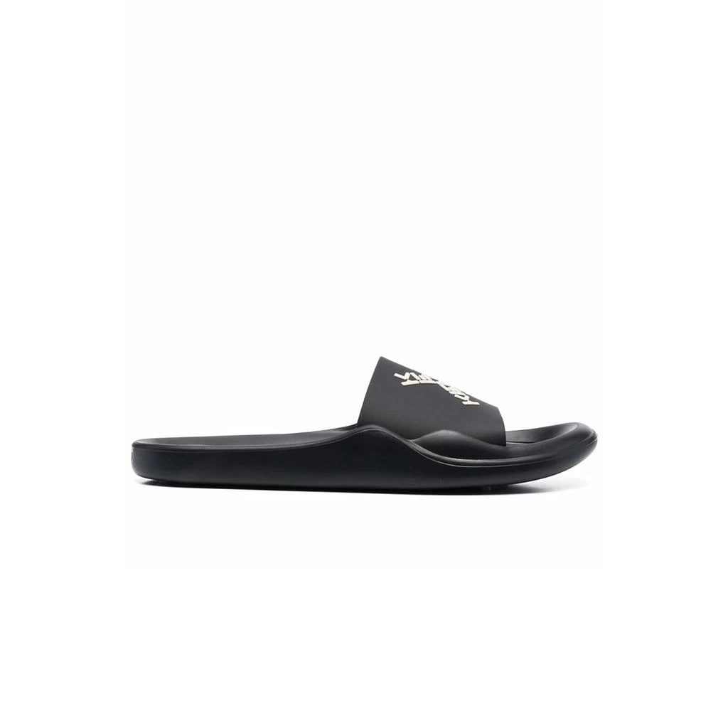 商品Kenzo|Logo Print Slides/Black,价格¥1106,第1张图片