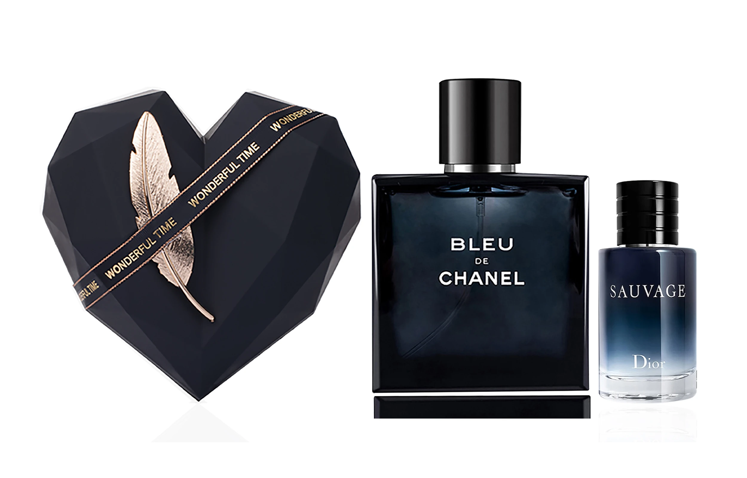 商品[国内直发] Chanel|香奈儿蔚蓝 迪奥旷野 男士香水黑曜礼盒 馥奇香调 木质香调 淡香水EDT,价格¥1174,第4张图片详细描述