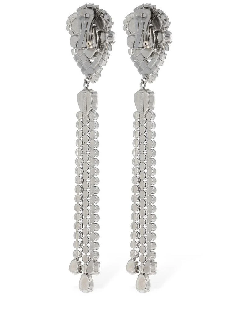 商品Alessandra Rich|Crystal Earrings W/ Fringes,价格¥1386,第3张图片详细描述