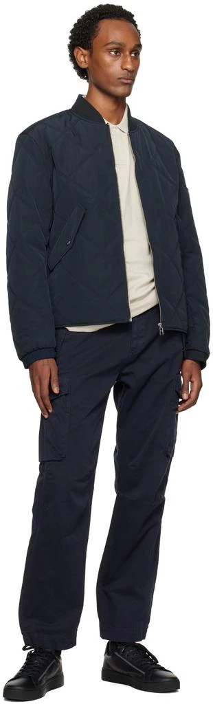 商品Hugo Boss|Navy Caramo Bomber Jacket,价格¥1535,第4张图片详细描述