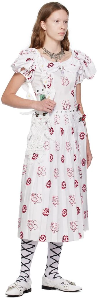 商品CHOPOVA LOWENA|White Icebreaker Midi Dress,价格¥5541,第4张图片详细描述