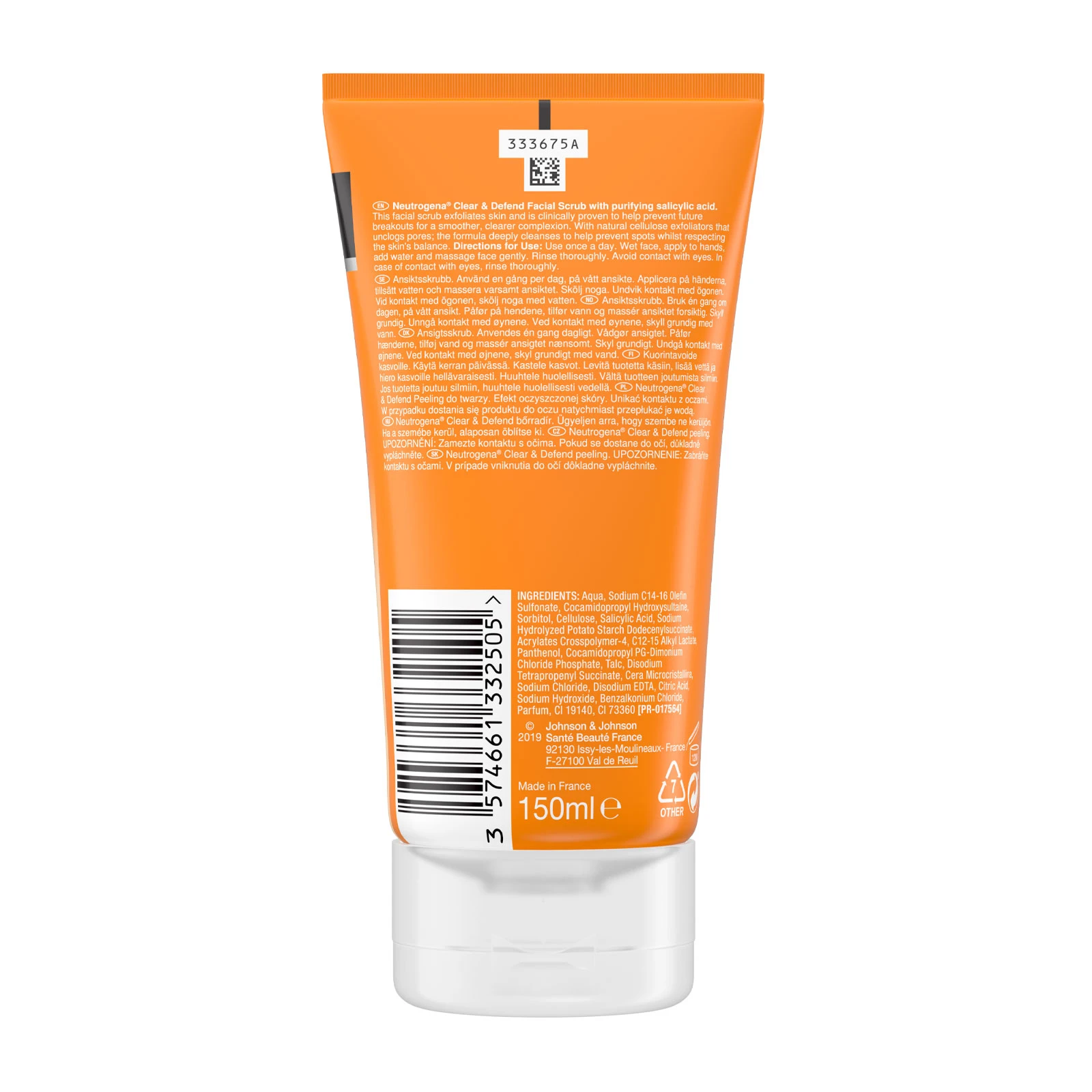 Neutrogena 露得清 Clear & Defend 面部净肤磨砂膏 150ml 商品