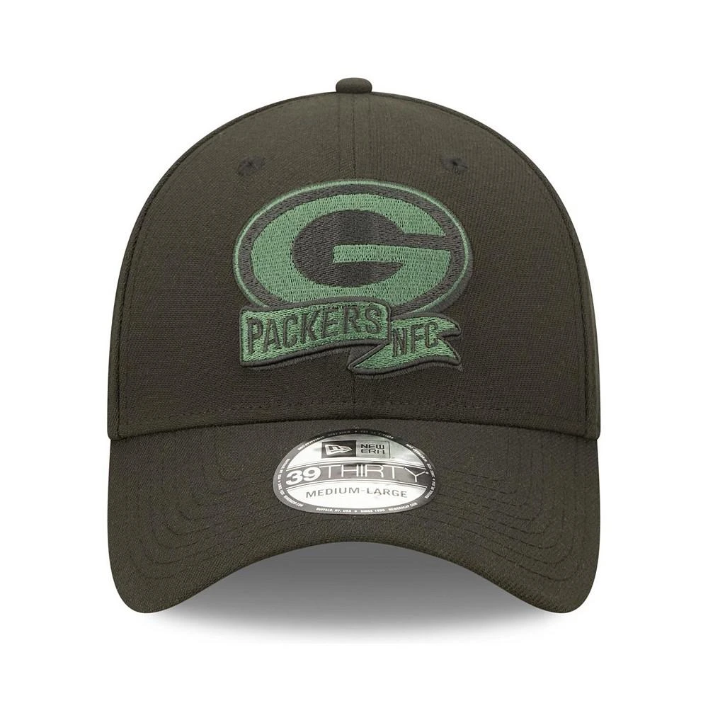 商品New Era|Men's Black Green Bay Packers 2022 Sideline 39THIRTY Flex Hat,价格¥285,第2张图片详细描述