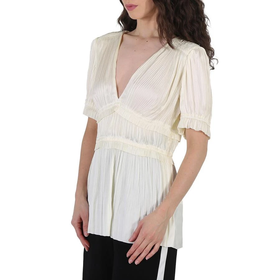 商品Ralph Lauren|Polo Ralph Lauren Ladies Joclyn Pleat Satin Top, Brand Size 8,价格¥462,第3张图片详��细描述