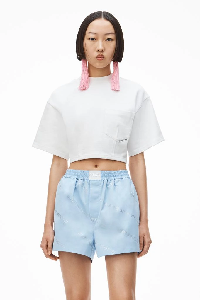 商品Alexander Wang|SCULPTED TEE IN JAPANESE JERSEY,价格¥866,第2张图片详细描述