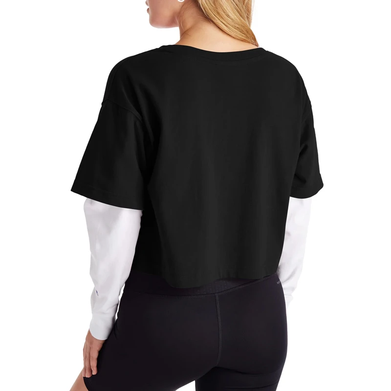 Champion 女士黑色卫衣 W5749G-550781-001 商品