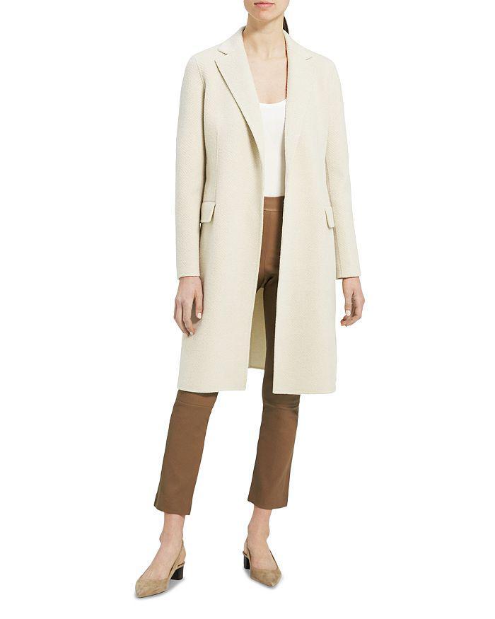 商品Theory|Chevron Belted Wool Coat,价格¥4126,第5张图片详细描述