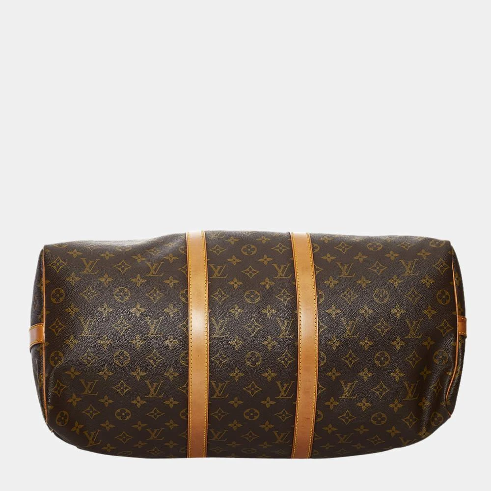 商品[二手商品] Louis Vuitton|Louis Vuitton Brown Monogram Keepall Bandouliere 50,价格¥8815,第4张图片详细描述