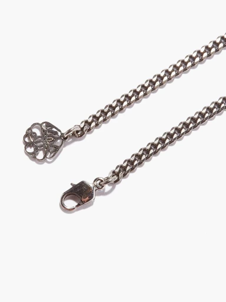商品Alexander McQueen|Skull and snake pendant necklace,价格¥3529,第4张图片详细描述