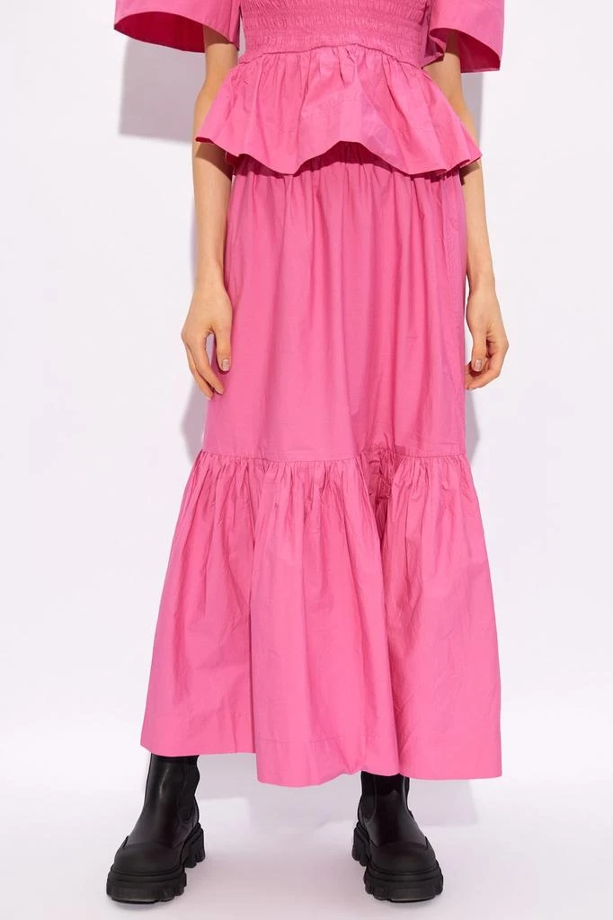 商品Ganni|Ganni Cotton Skirt,价格¥1199,第3张图片详细描述