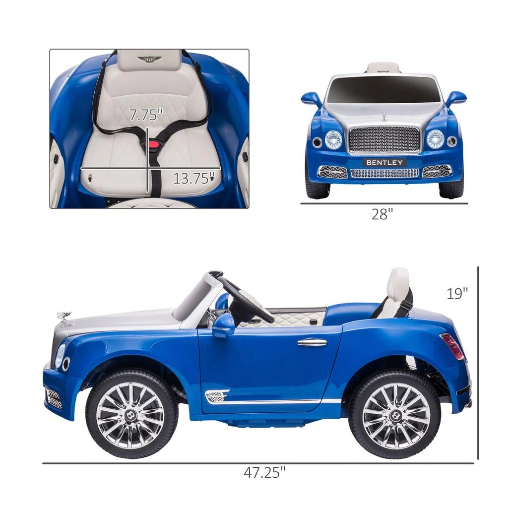 商品Streamdale Furniture|Streamdale Kids' Electric Car with Remote Control,价格¥4248,第5张图片详细描述
