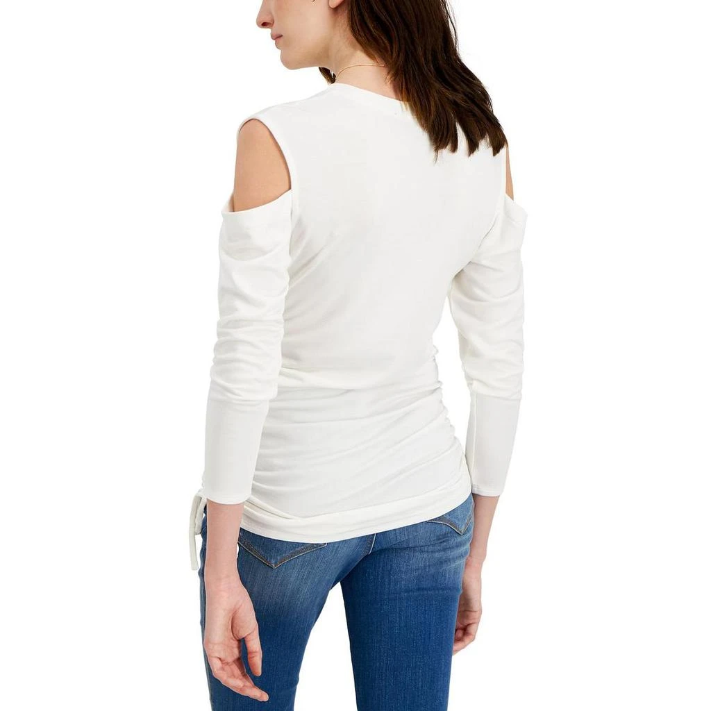 商品INC International|INC Womens Graphic Cold Shoulder Sweatshirt,价格¥62,第2张图片详细描述