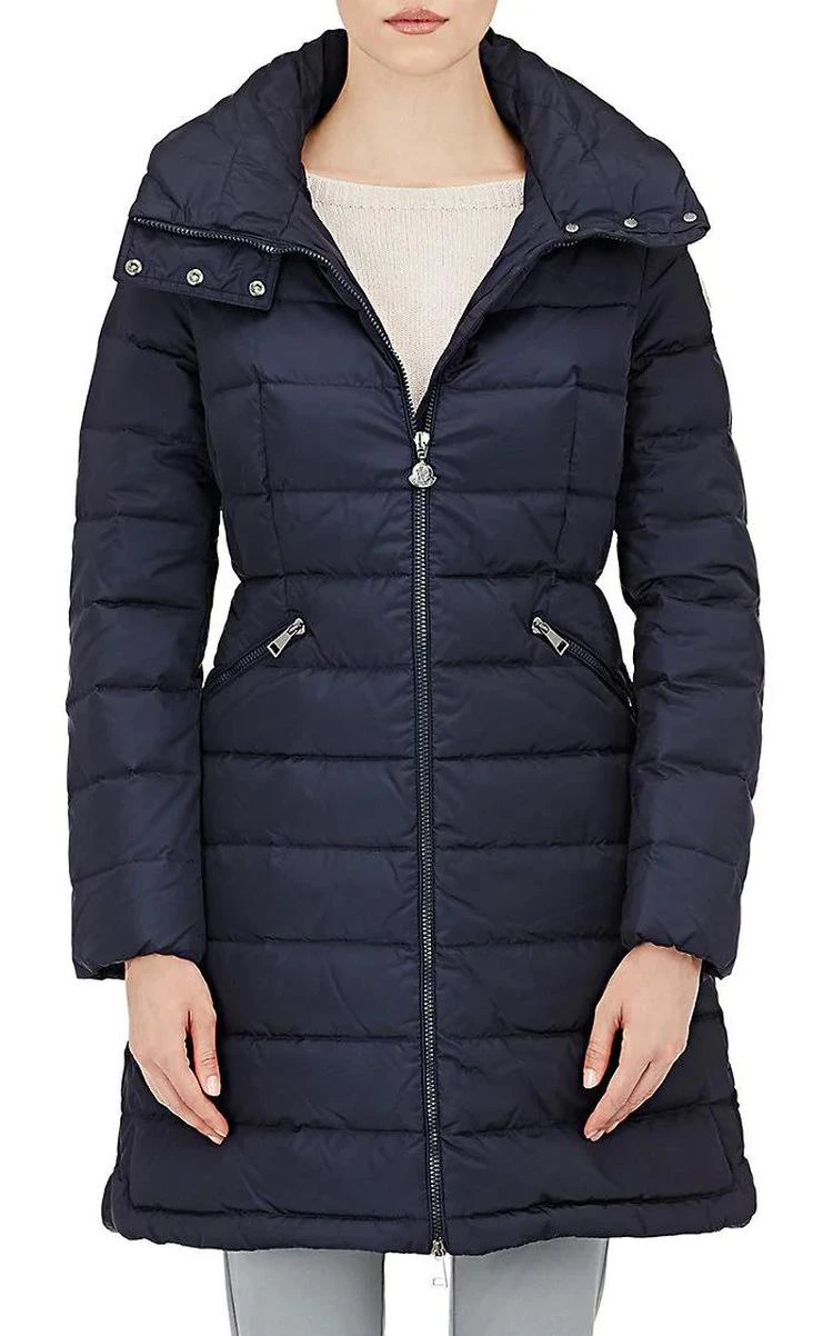 商品Moncler|Down-Quilted Flammette Coat,价格¥9685,第1张图片