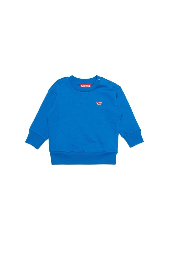 商品Diesel|Sconfb Sweat-shirt Diesel Blue Cotton Crew-neck Sweatshirt With Logo D,价格¥513,第1张图片