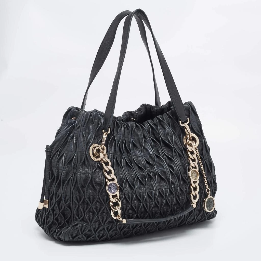 商品[二手商品] BVLGARI|Bvlgari Black Quilted Leather Monette Tote,价格¥4295,第3张图片详细描述